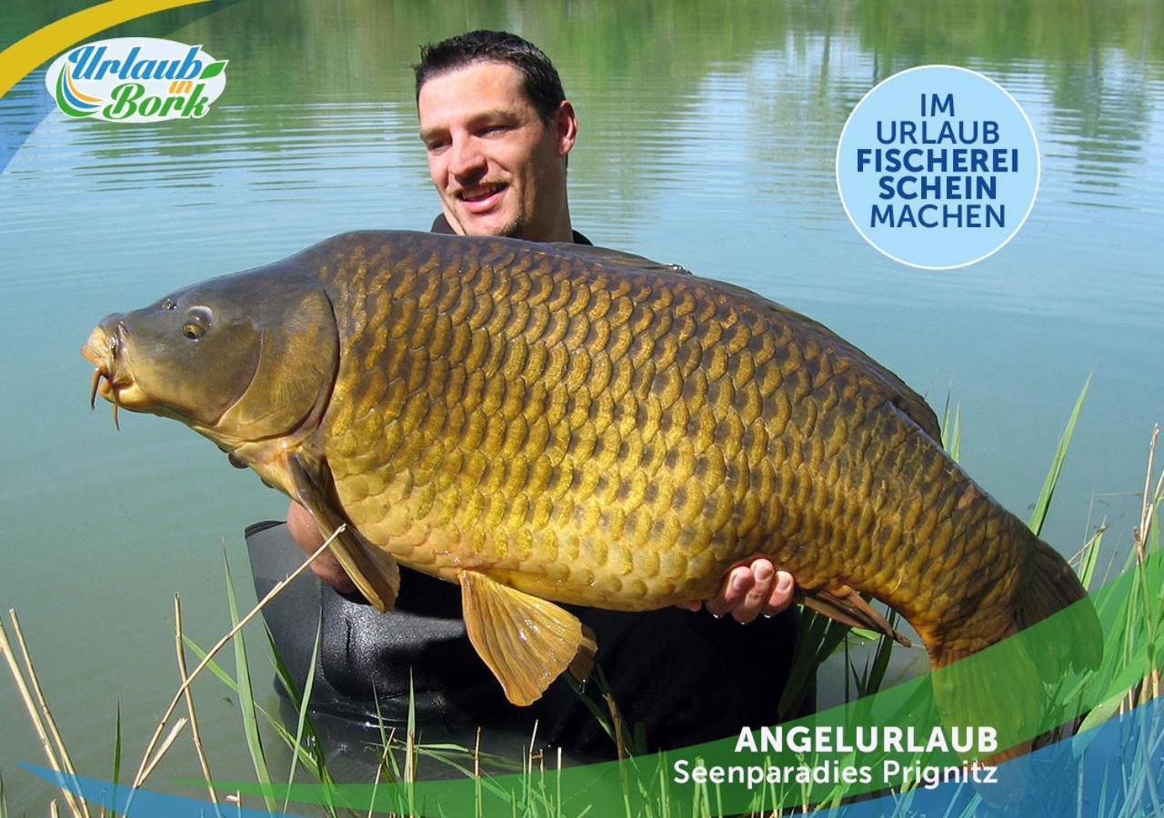 Jagd-Angler-Holzhaus-Im-Wald-Am-See Villa Kyritz Buitenkant foto